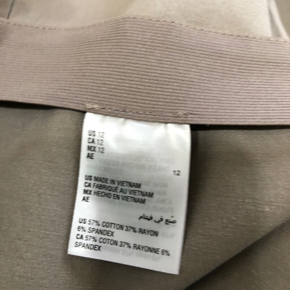 Alfani Skinny Leg Comfort Waist Taupe Pants - Picture 7 of 9